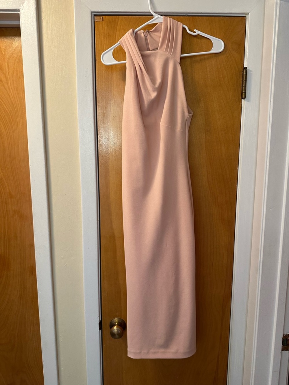 RACHEL Rachel Roy Peach High Neck Maxi Dress